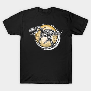 Dinosaur Skeleton T rex T shirt Halloween Kids Boys Men Gift T-Shirt